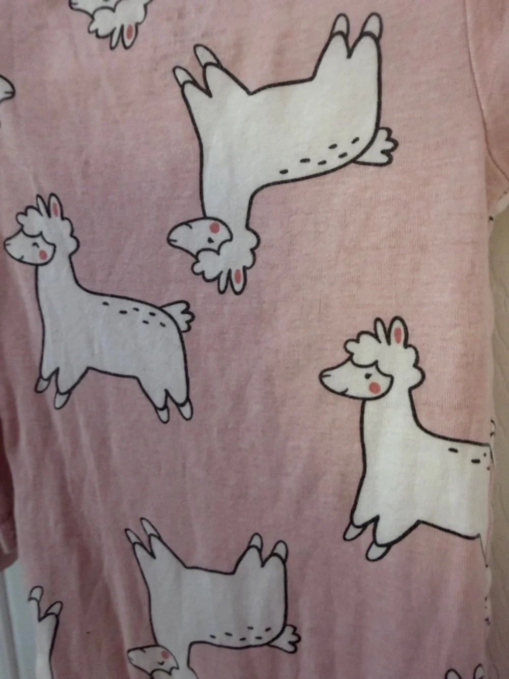 Carters/Garanimals Girls 4-PC 18 M Mix & Match Set-Llama -Pink&silver Leggins